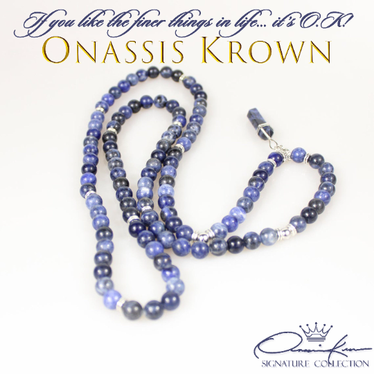 blue sodalite prayer beads