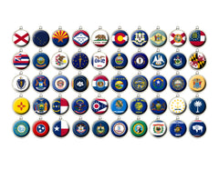 State Flag Cabochon Charms - 1 Charm - Charms