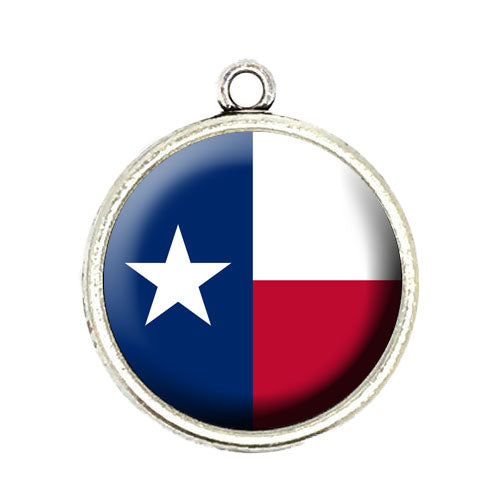 state of texas flag cabochon charm