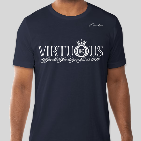 Virtuous T-Shirt in Navy Blue