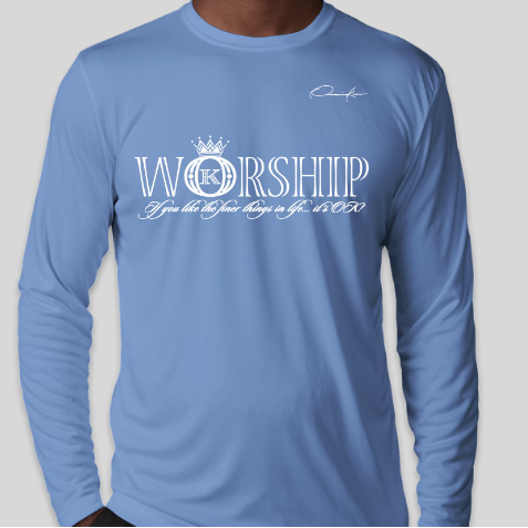 worship shirt carolina blue