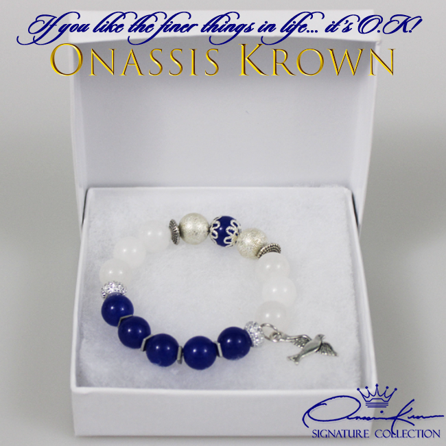 zeta phi beta silver dove charm bead bracelet gift box